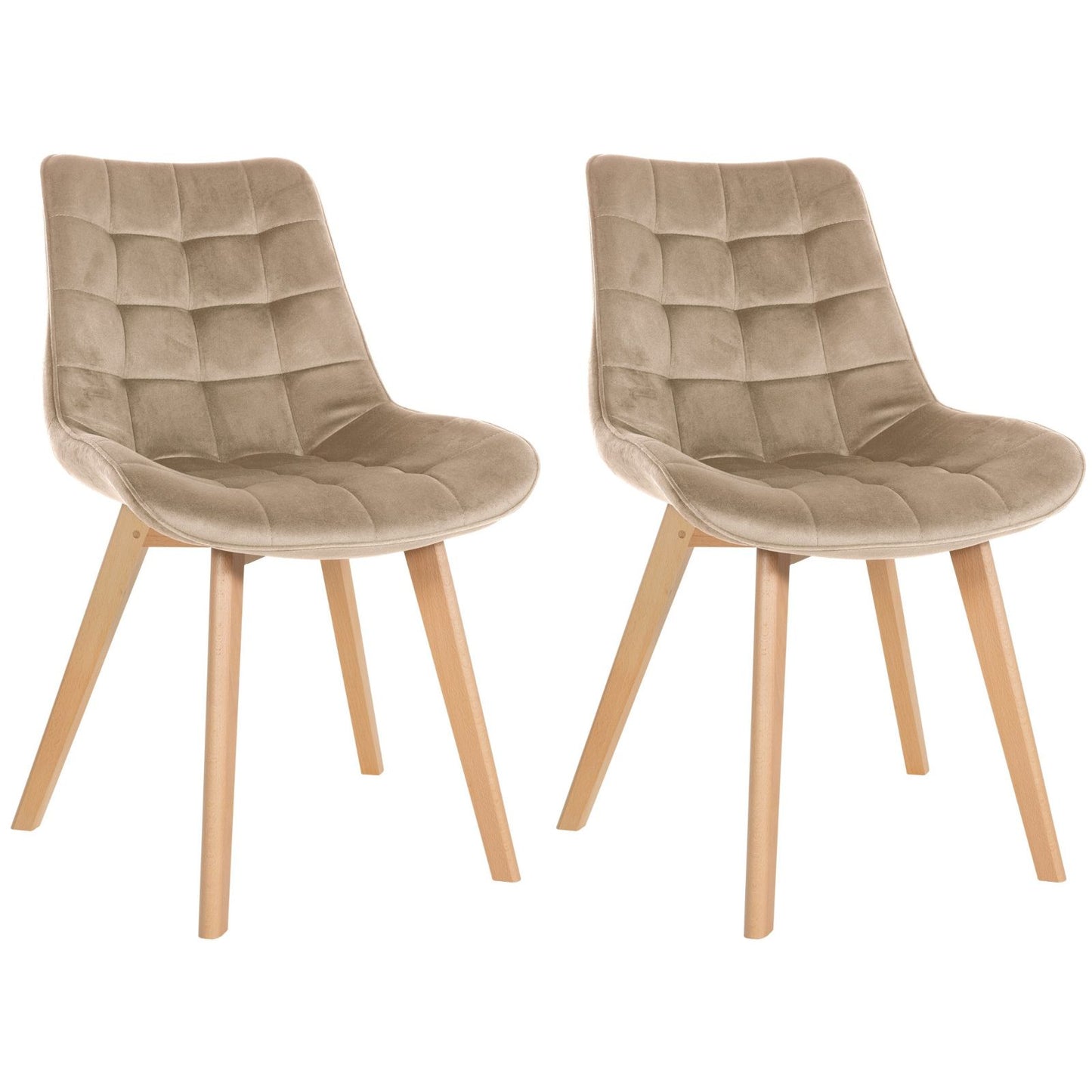 Sarja 2 kpl Brook samettituolia