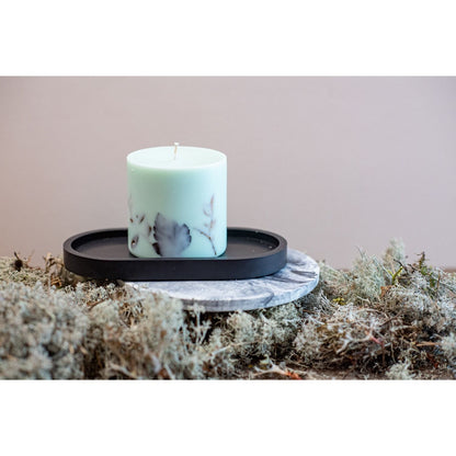 Hand-made Soy Wax Candle with Forest Scent - Mint Green
