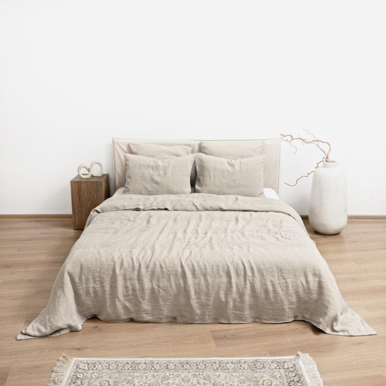 Pellava pussilakanasetti - Natural (Parivuode) - Linen Tales