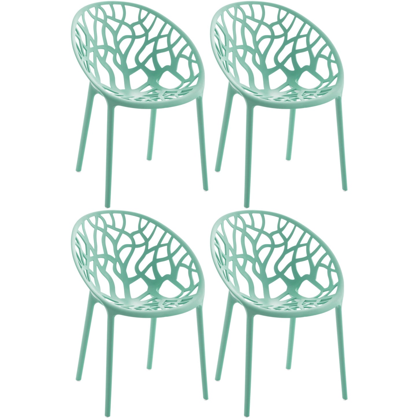 4 pinottavan puutarhatuolin setti Hope