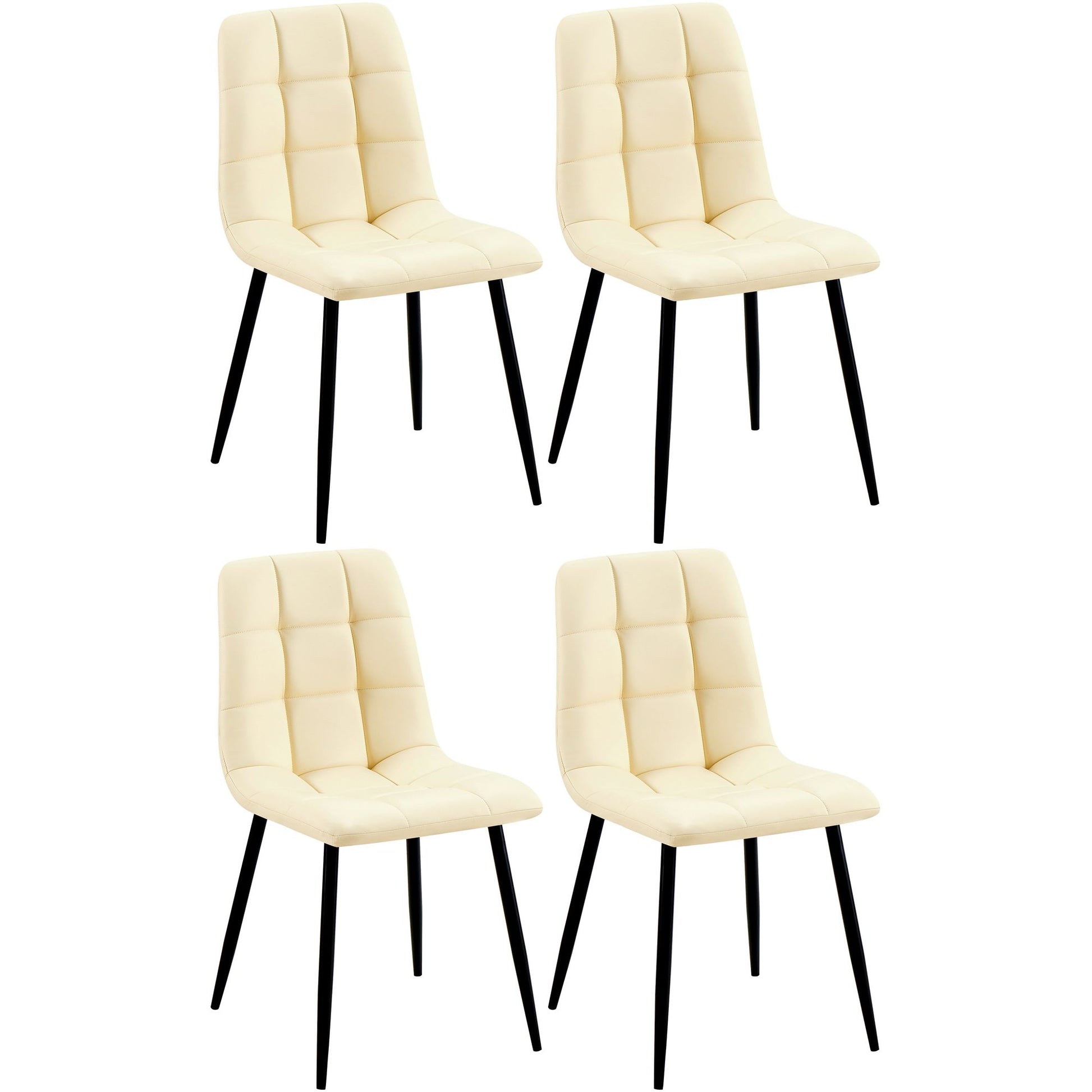 4 ruokapöydän tuolin sarja Antibes keinonahkaa