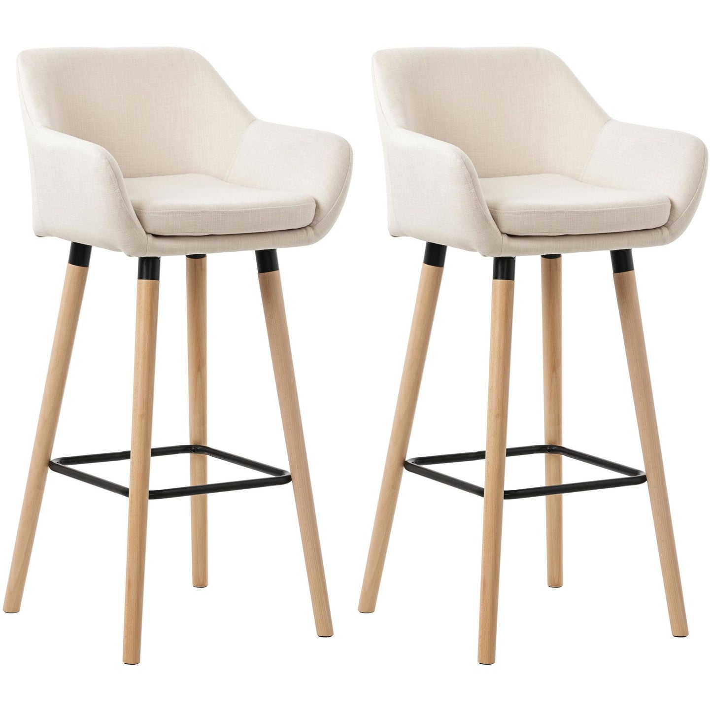 2 baarituolia Grant kangaspäällyksellä