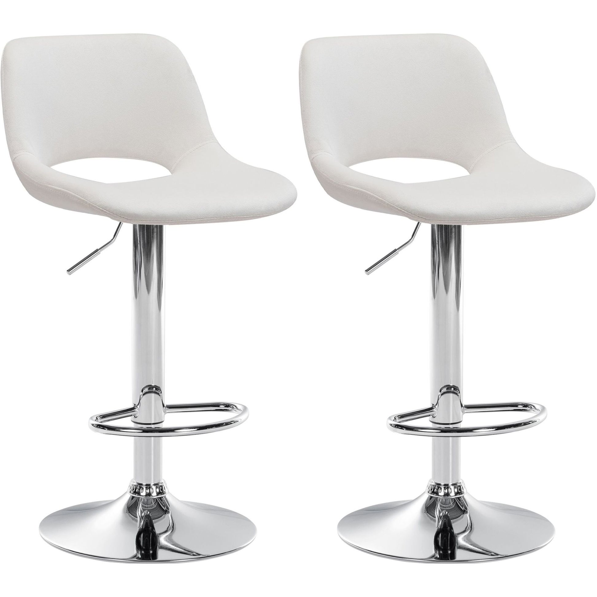 2 kpl Camden samettibaarituolia