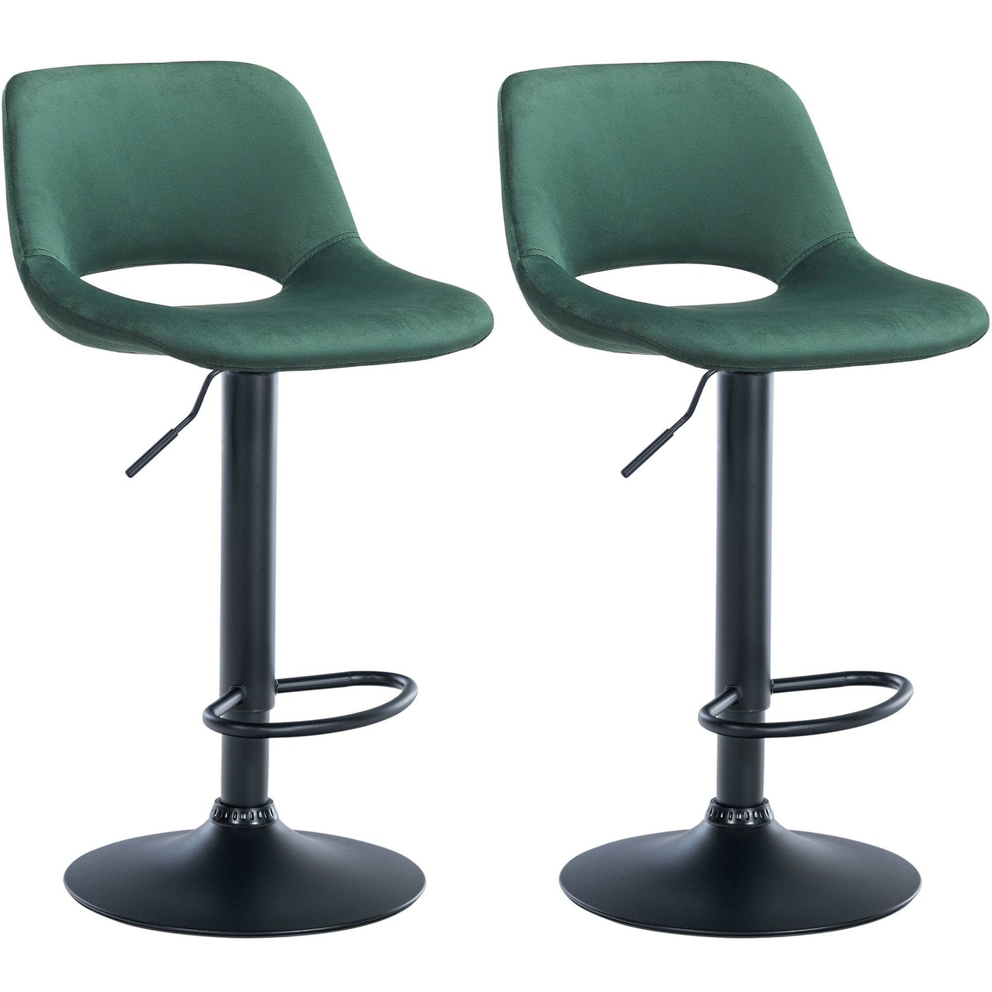 2 kpl Camden samettibaarituolia