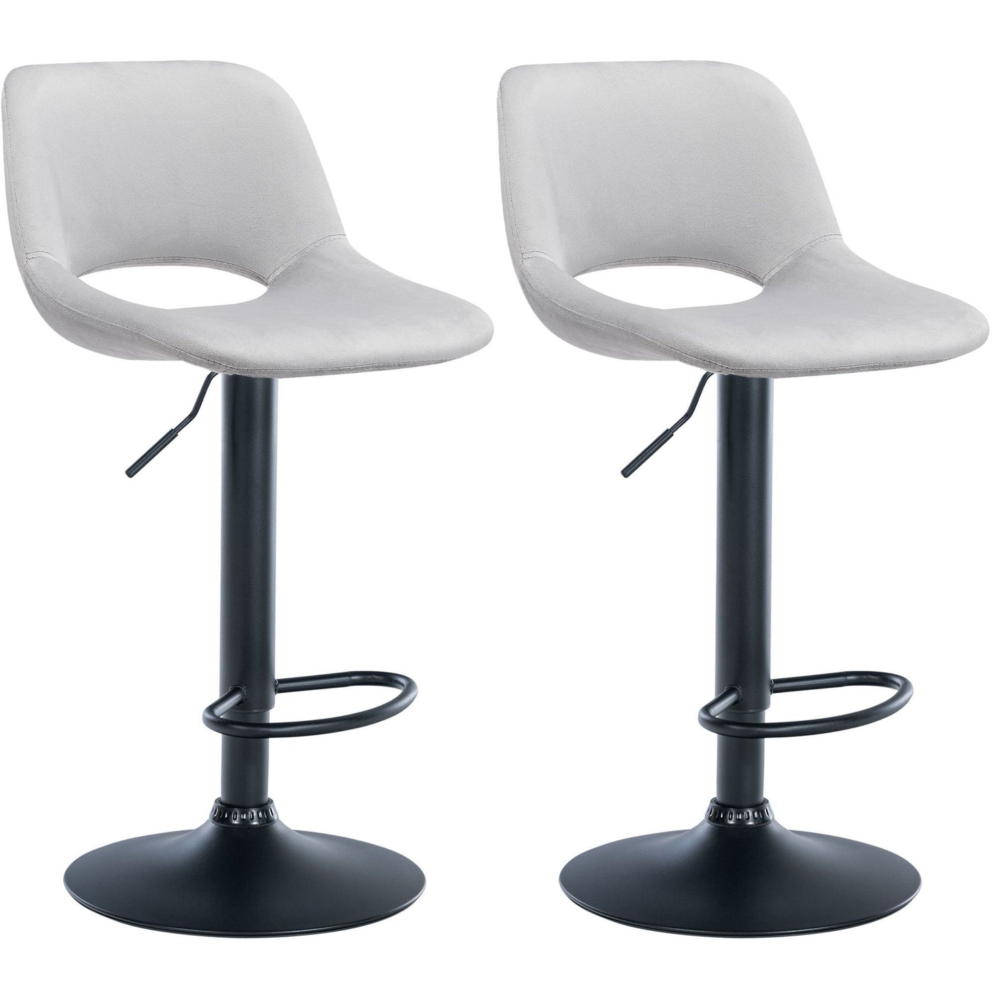 2 kpl Camden samettibaarituolia