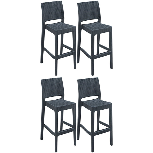 4 Jamaica baarituolia