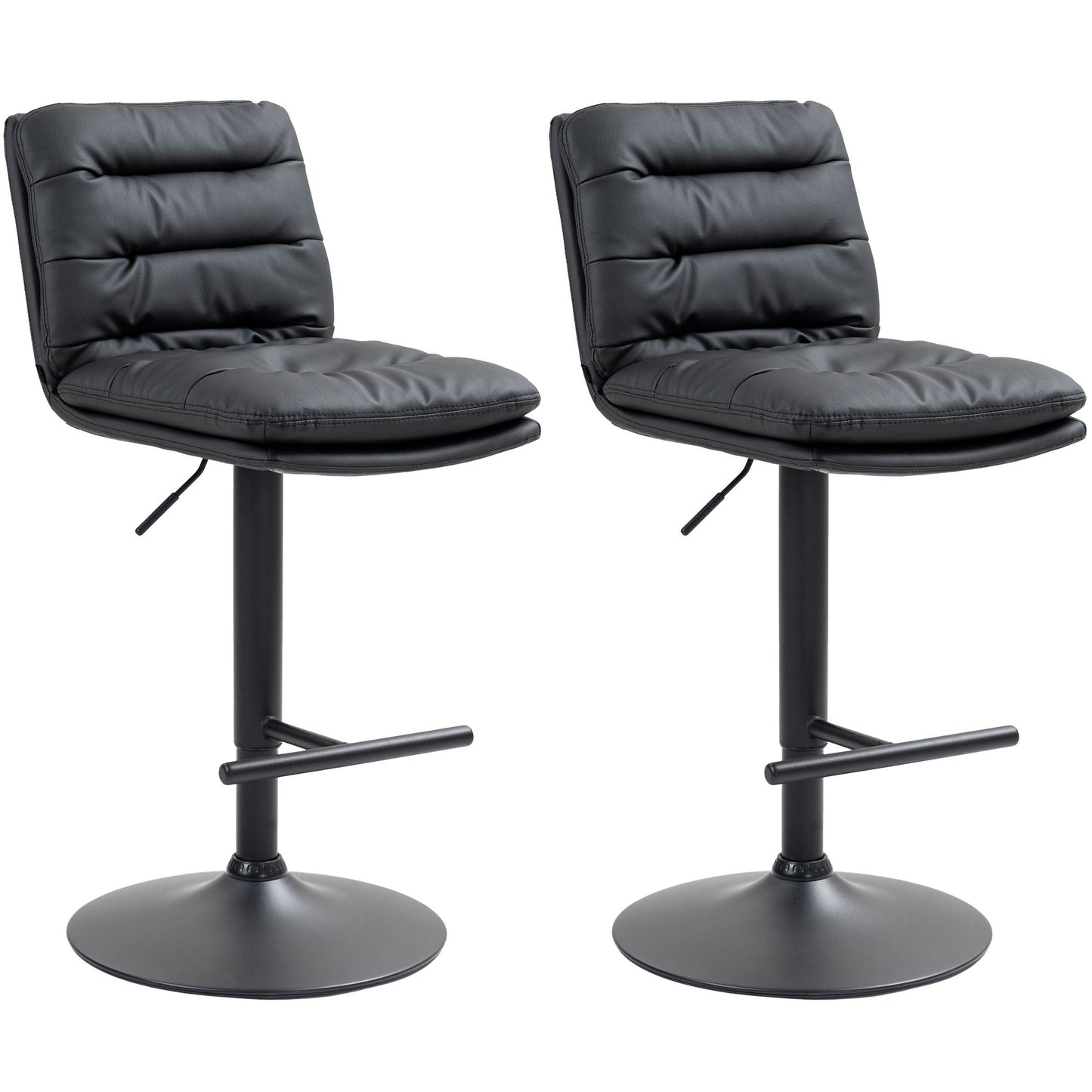 Setti 2 baarituolia Damar keinonahkaa