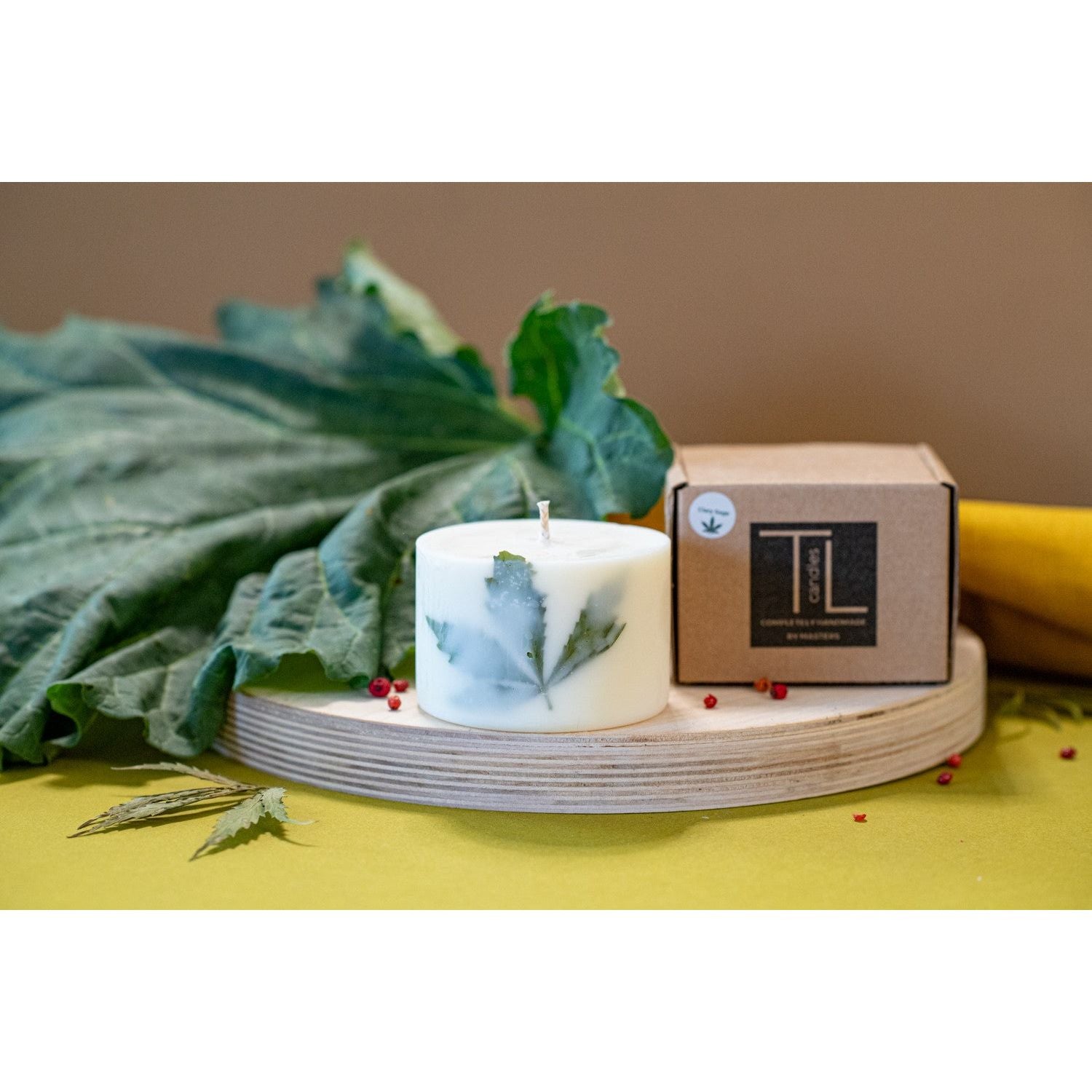 Hand-made Soy Wax Candle with Clary Sage Scent