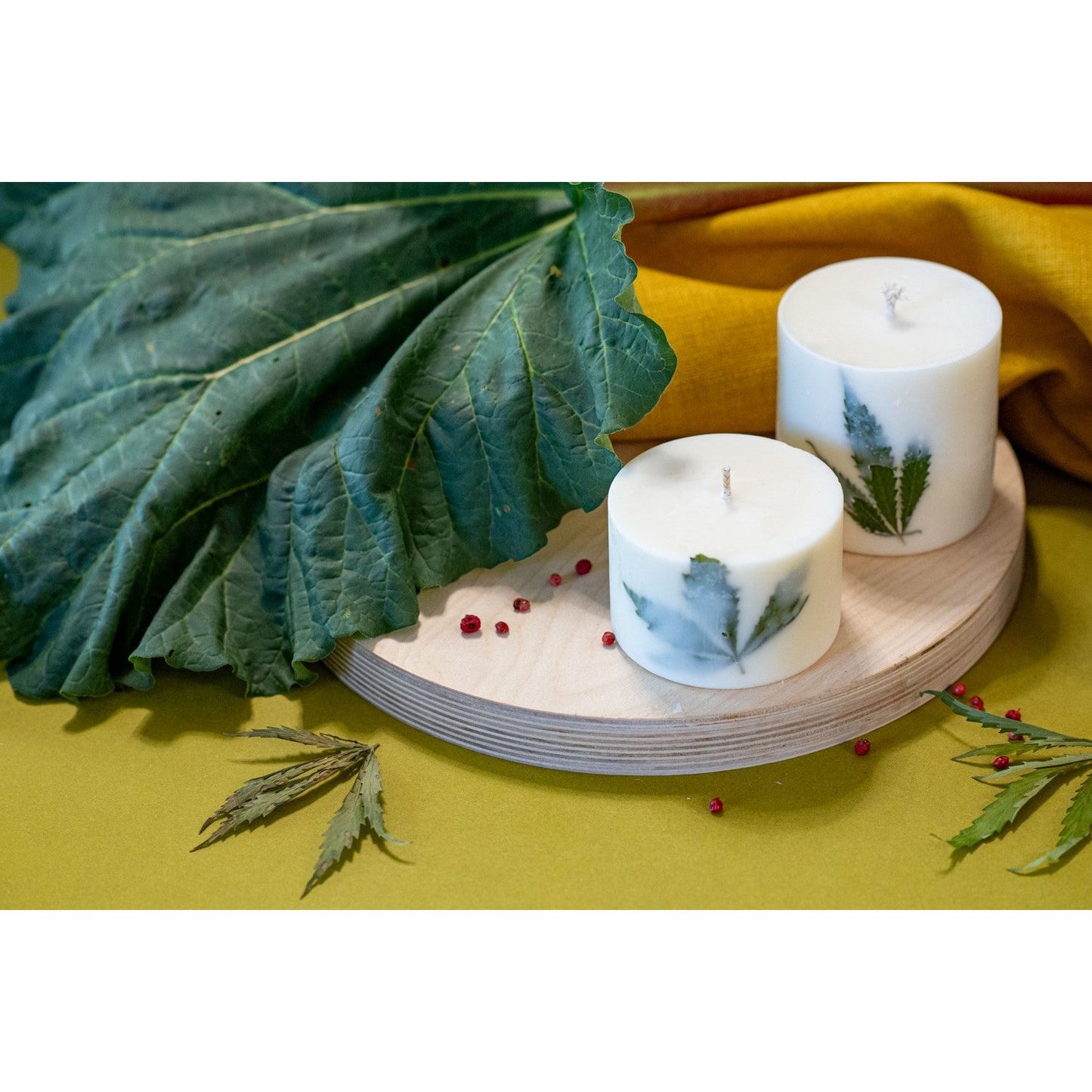 Hand-made Soy Wax Candle with Clary Sage Scent