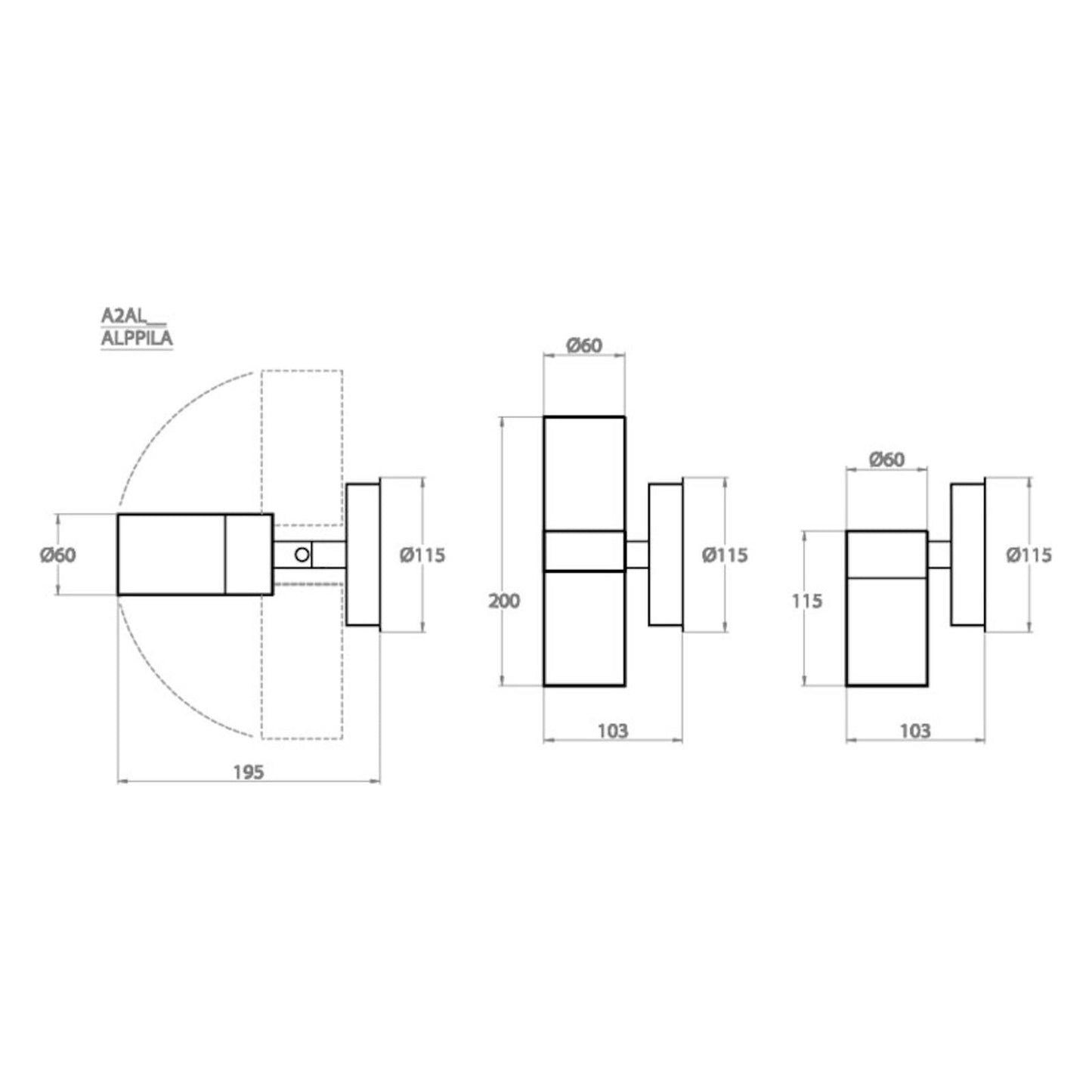 SEINÄVALAISIN ULKO ALPPILA IP44 35W GU10