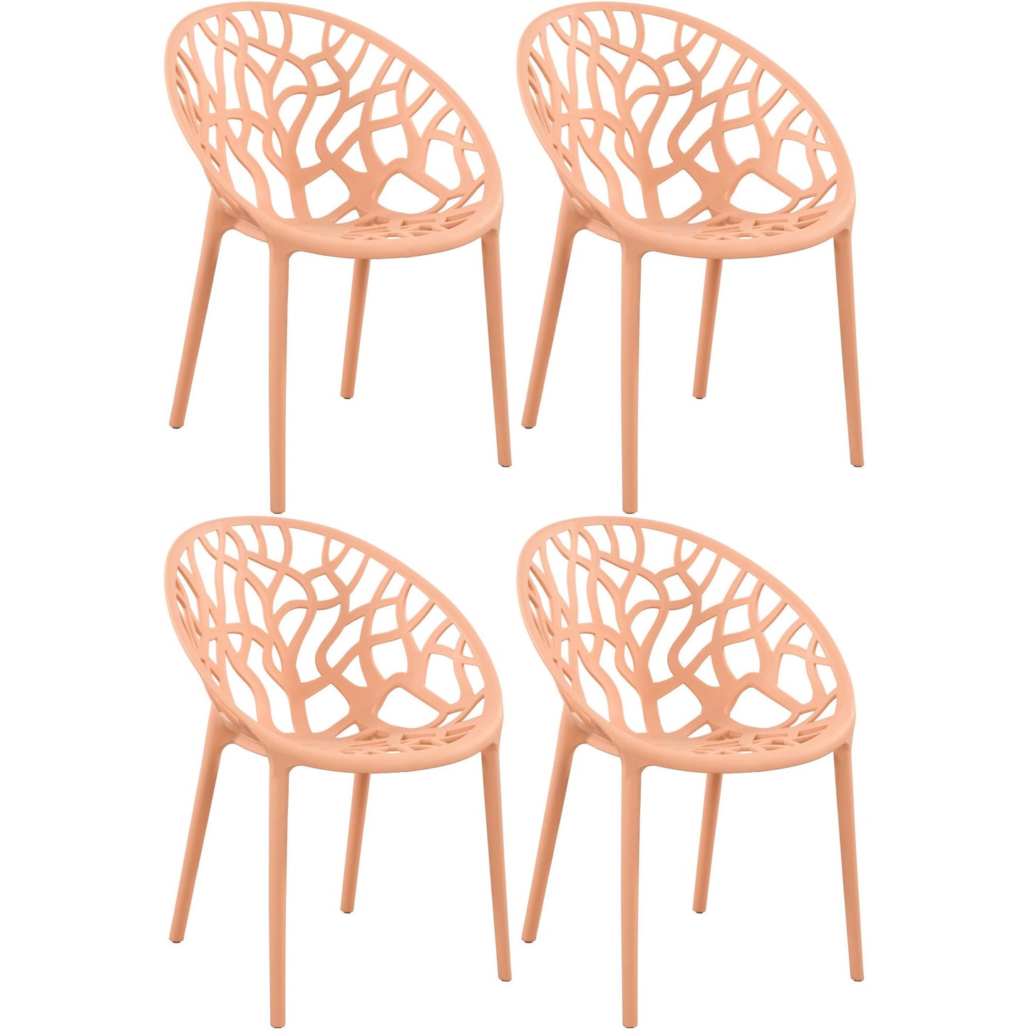 4 pinottavan puutarhatuolin setti Hope