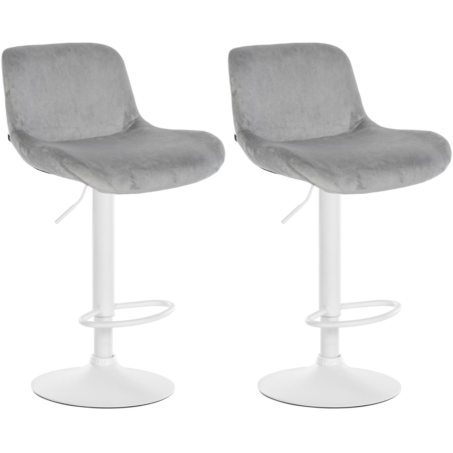 2 baarituolit Solon valkoinen