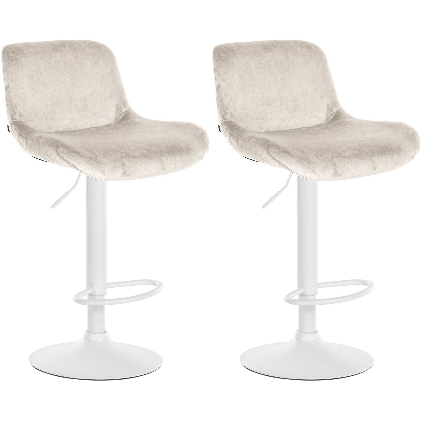 2 baarituolit Solon valkoinen