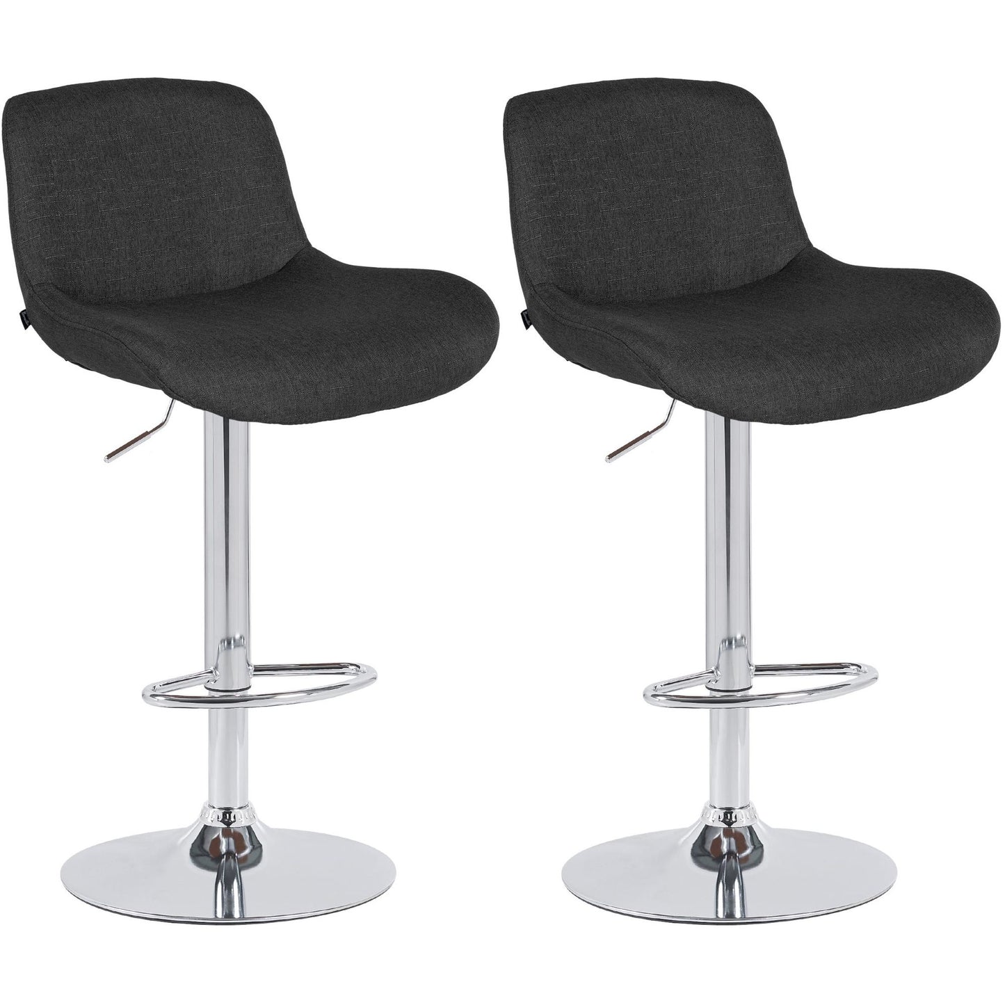 Sarja 2 baarijakkaraa Solon kromi