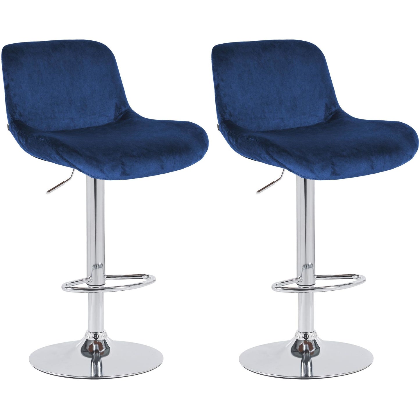 Sarja 2 baarijakkaraa Solon kromi