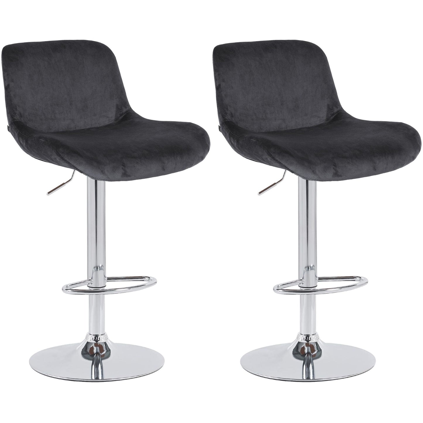 Sarja 2 baarijakkaraa Solon kromi