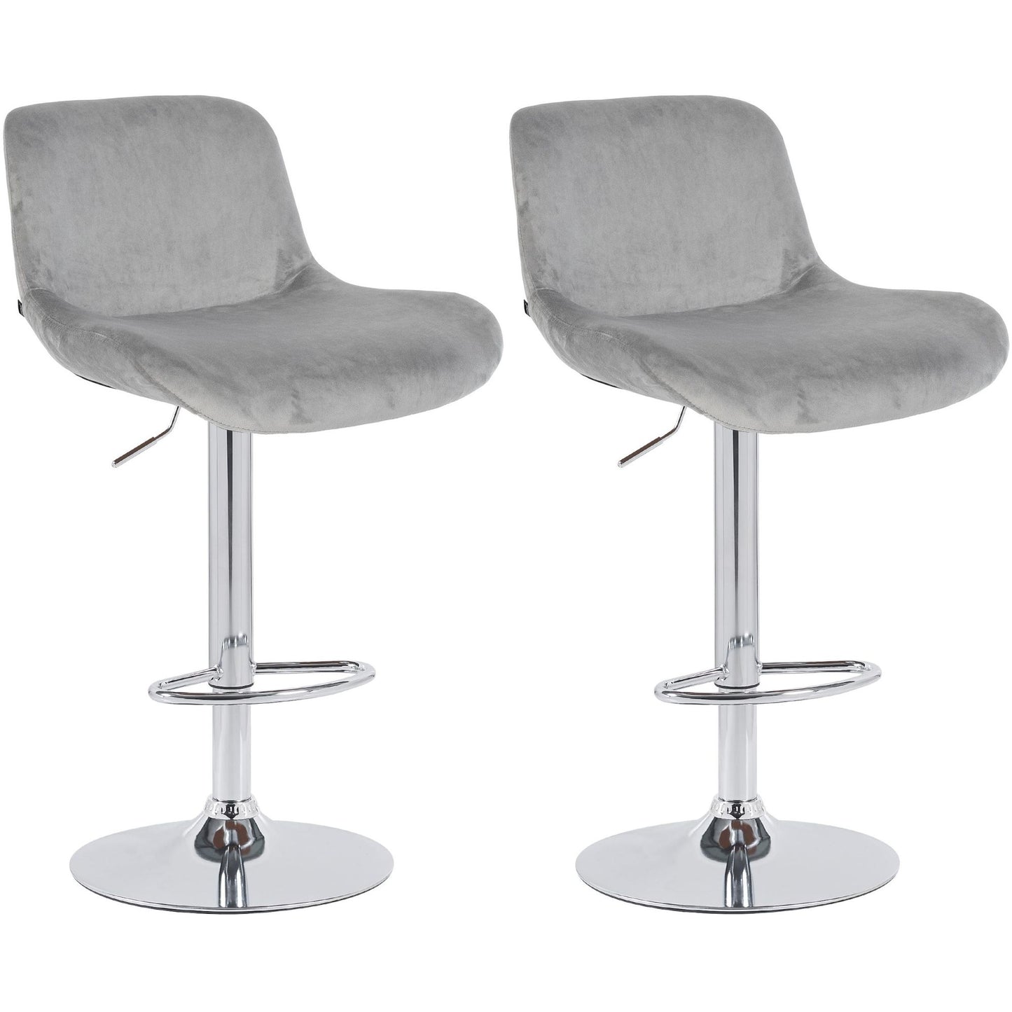 Sarja 2 baarijakkaraa Solon kromi