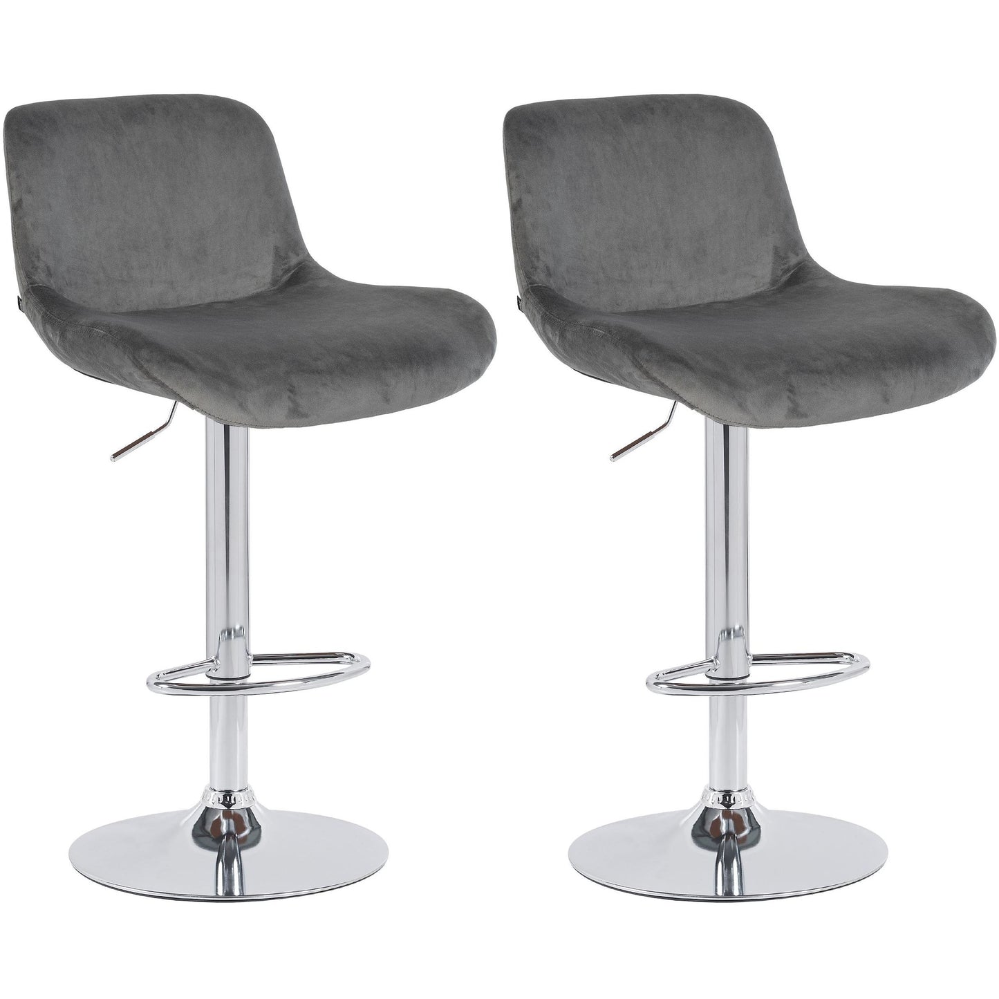 Sarja 2 baarijakkaraa Solon kromi