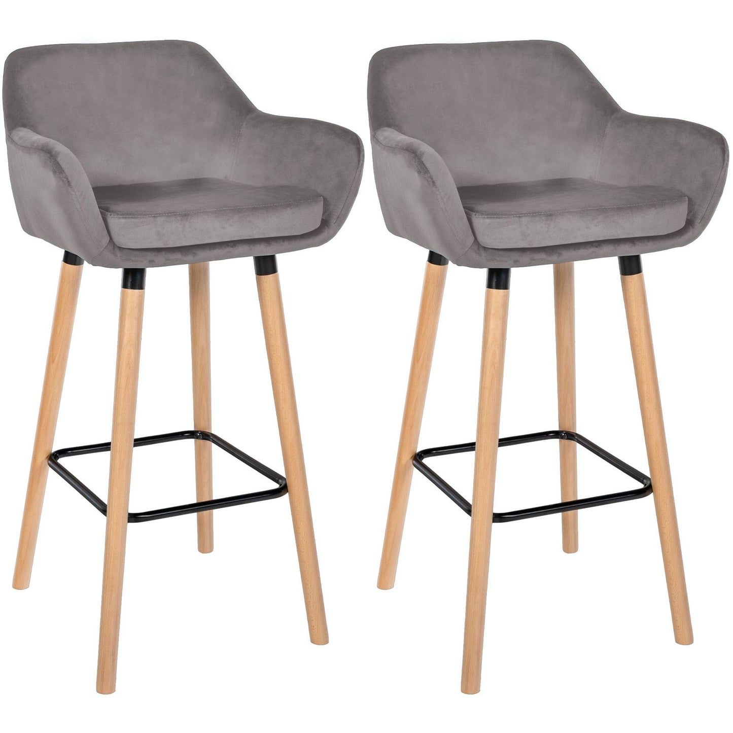 2 baarituolia Grant velvet