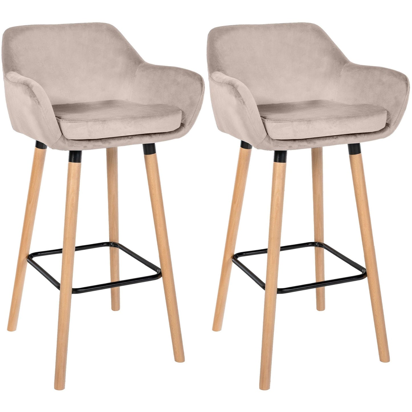 2 baarituolia Grant velvet