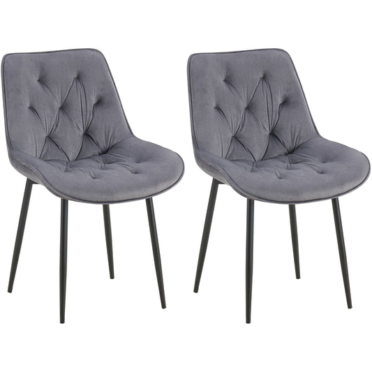 Sarja 2 ruokasalin tuolia Wallace samettia