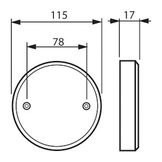 VAIHTOKANSI ABB AK 13   JAKORASIALLE IP20