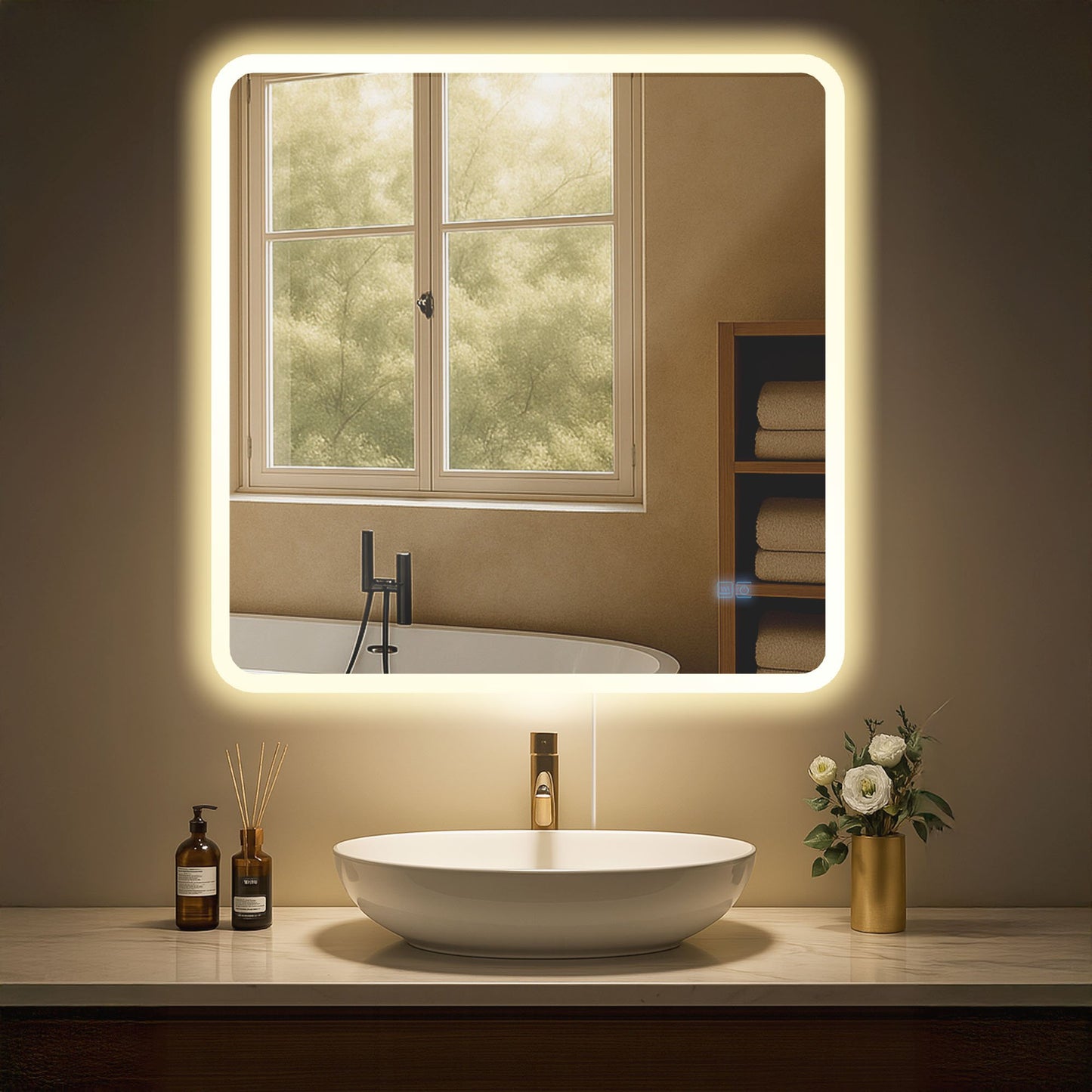 Jericho kylpyhuoneen peili