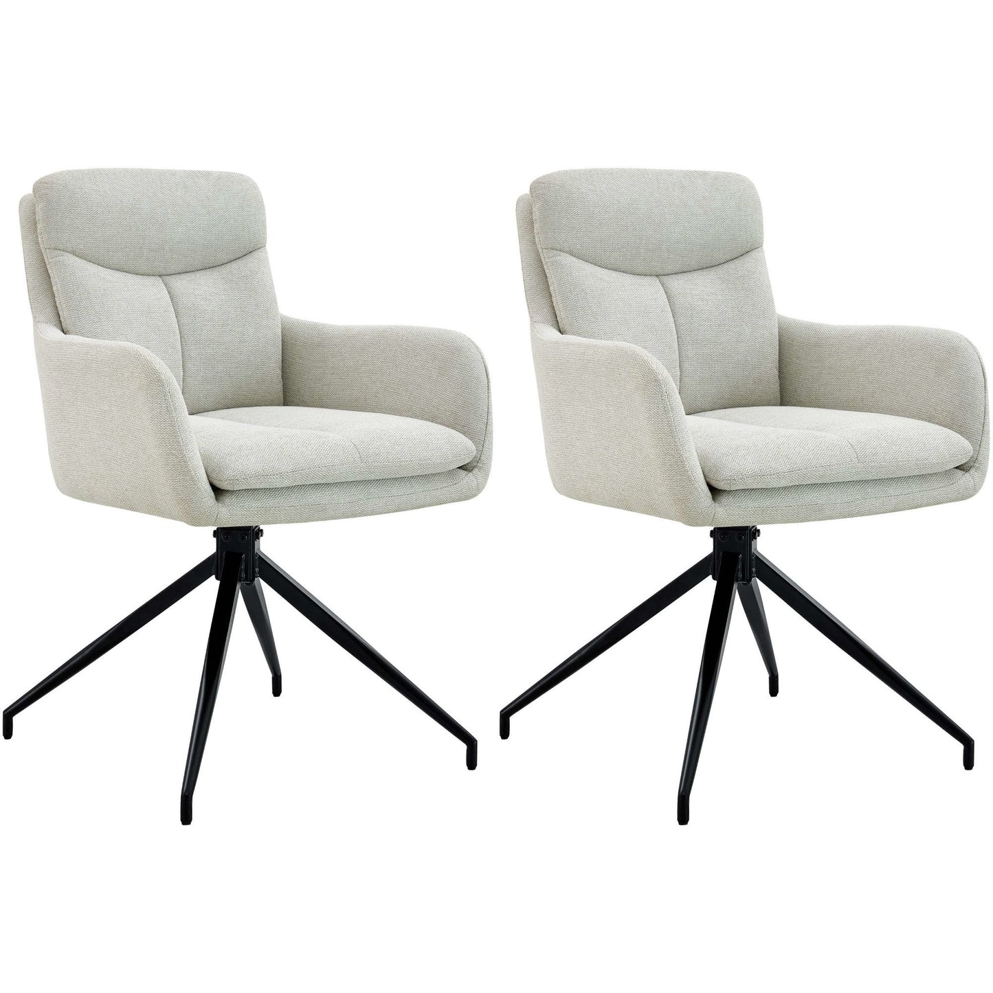 2 ruokapöydän tuolin sarja Somers kangasta