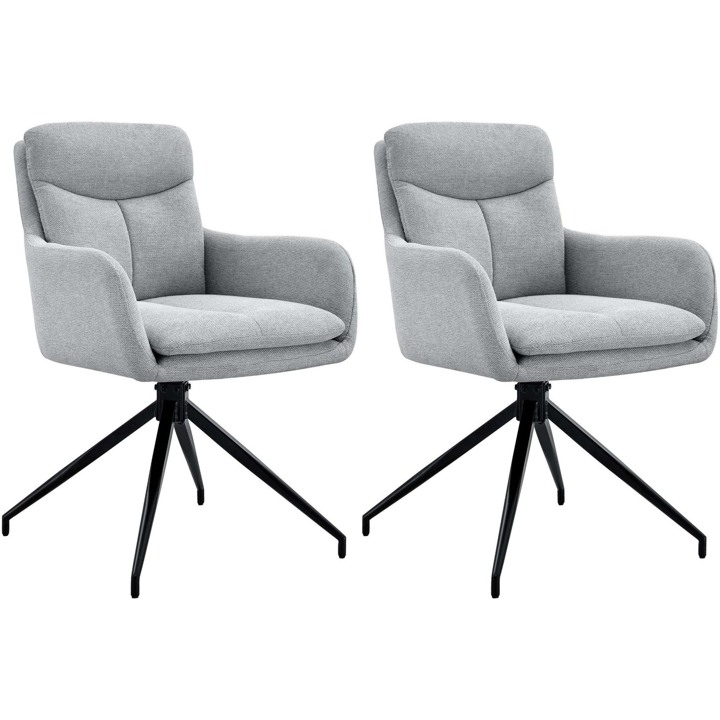 2 ruokapöydän tuolin sarja Somers kangasta