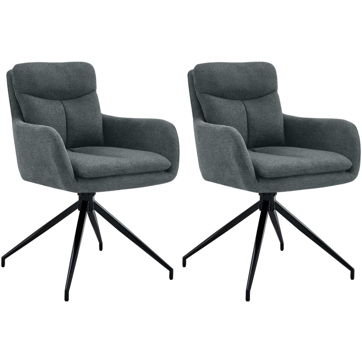 2 ruokapöydän tuolin sarja Somers kangasta