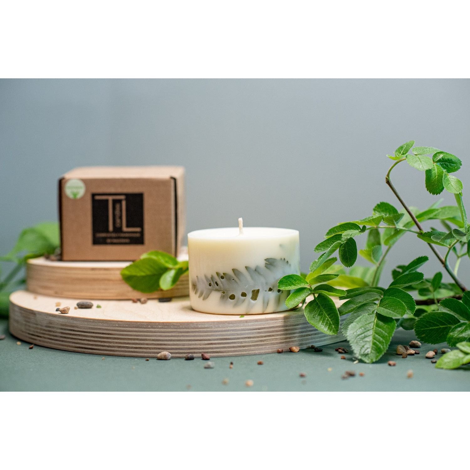 Hand-made Soy Wax Candle with Lemongrass Scent