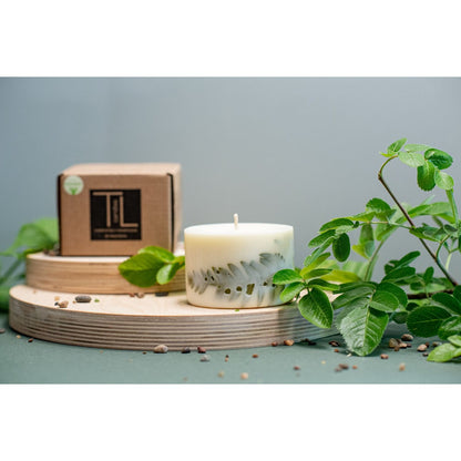 Hand-made Soy Wax Candle with Lemongrass Scent