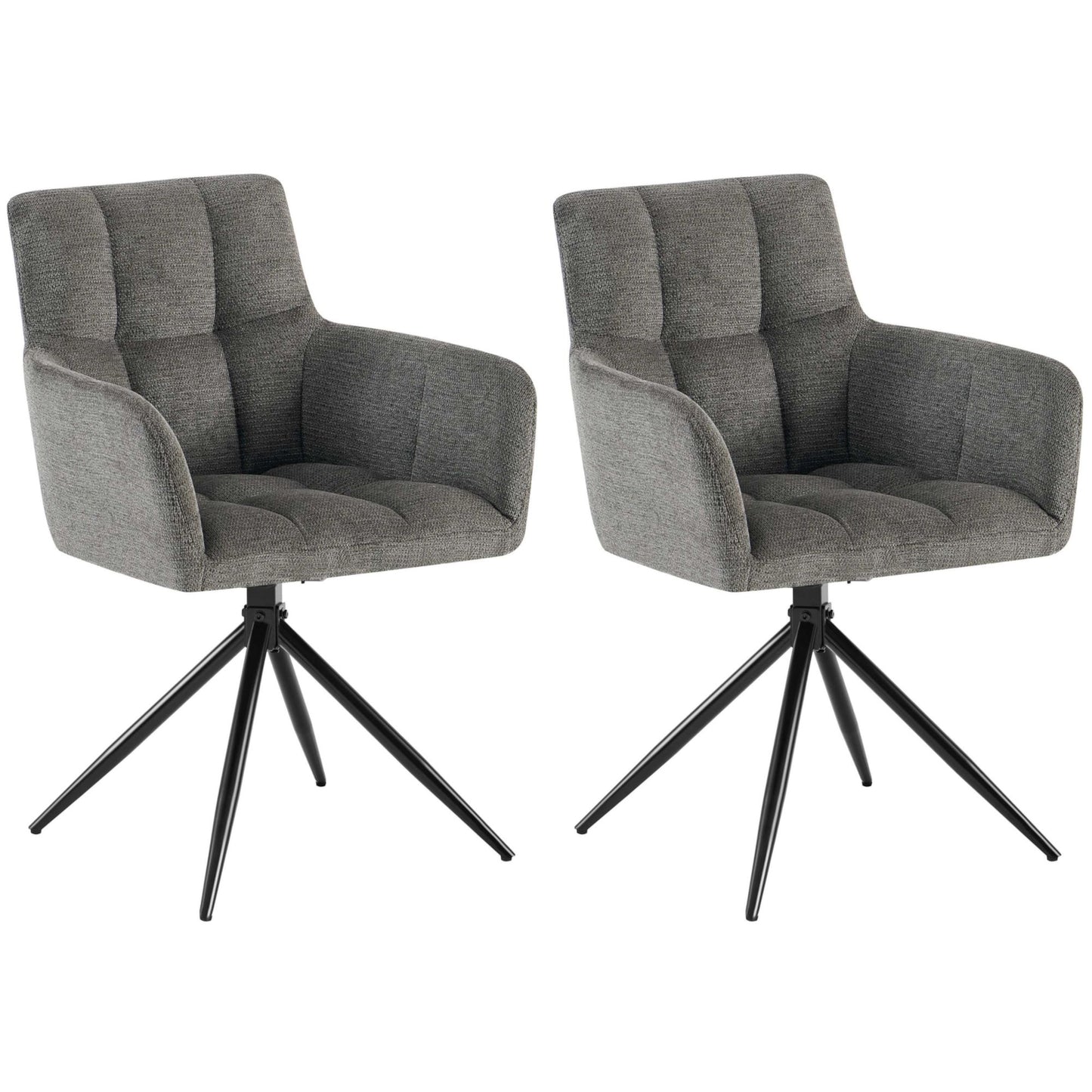 2 Jonah-kankaisen ruokapöydän tuolin setti