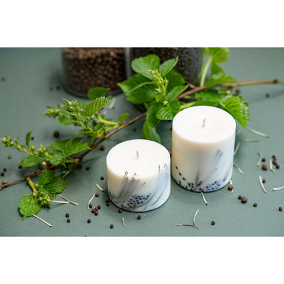 Hand-made Soy Wax Candle with Juniper Scent