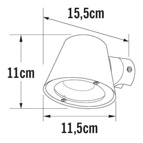 SEINÄVALAISIN ULKO TRIESTE, SPOT GU10, ANTRASIITTI