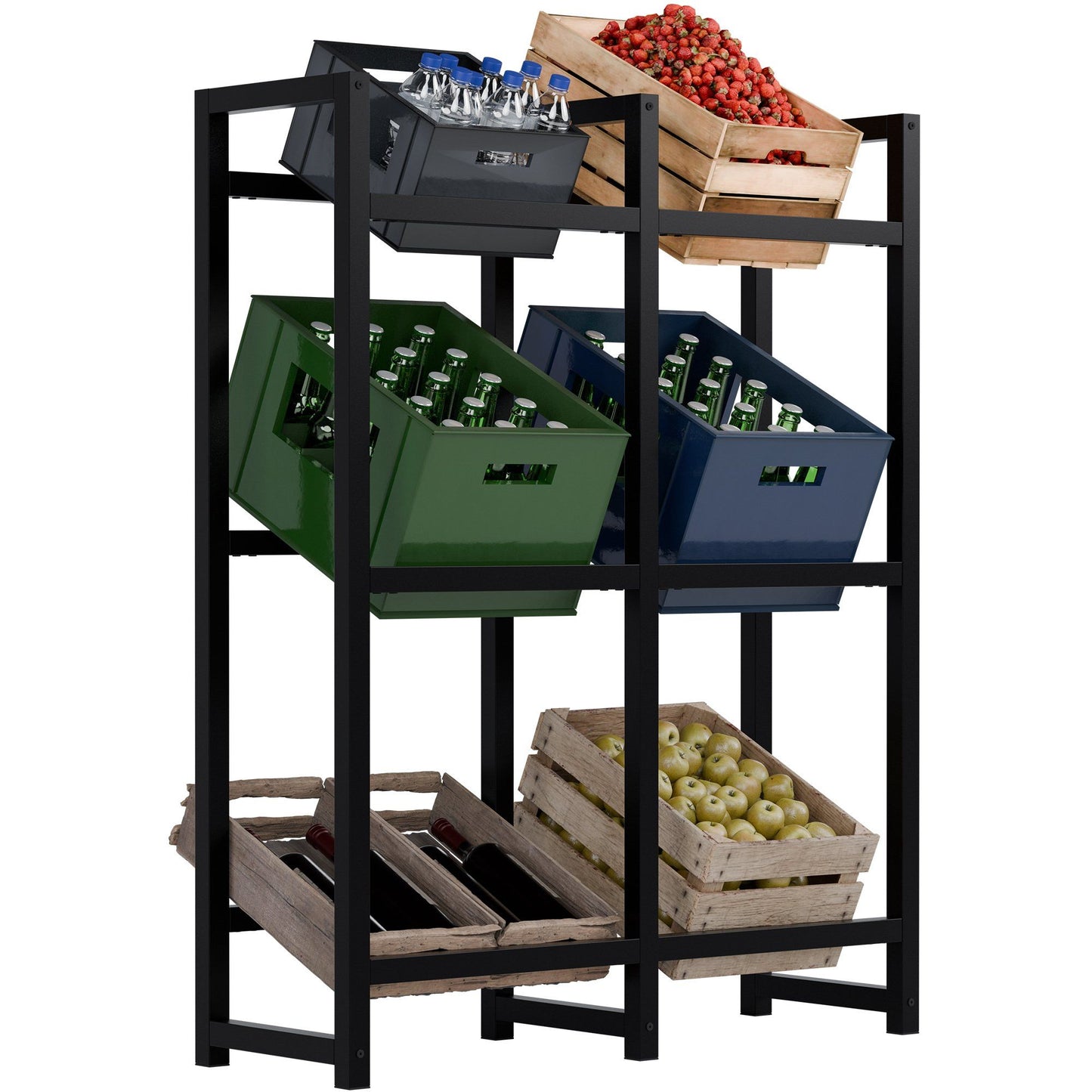 Juomalaatikon telinepino