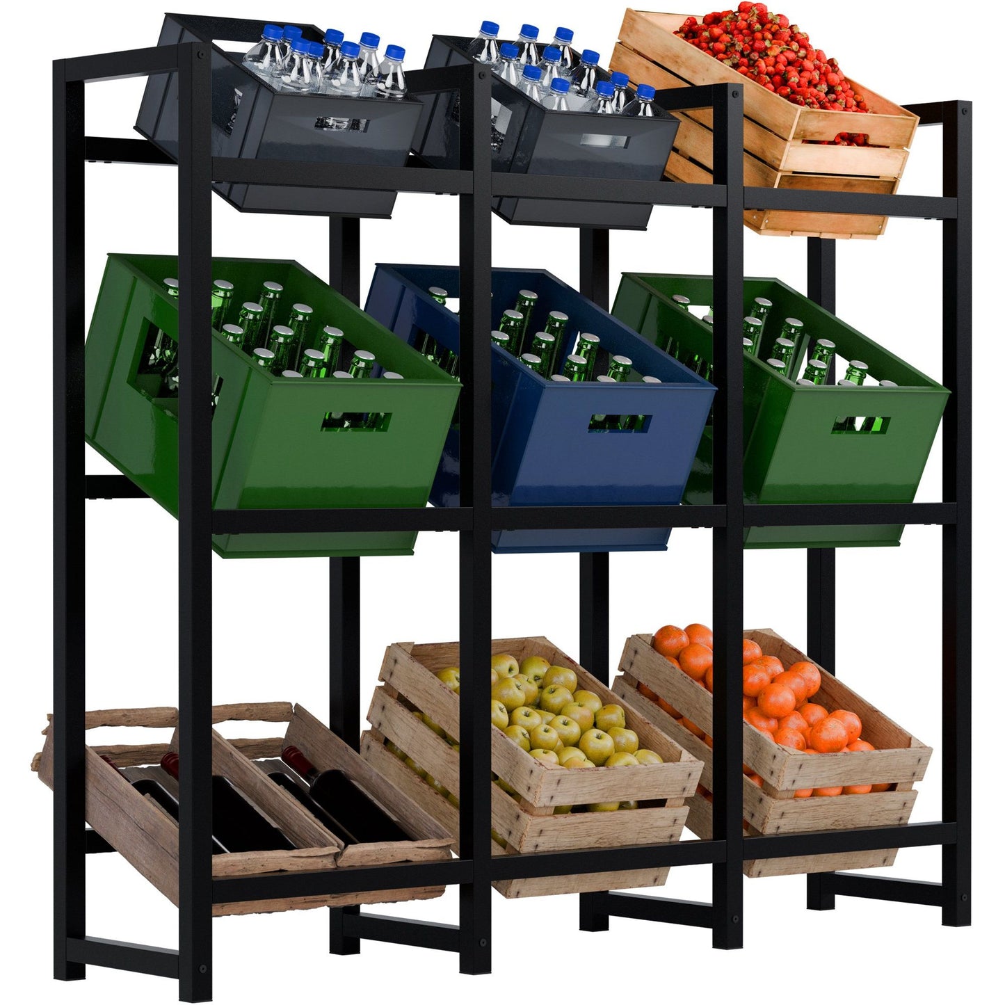 Juomalaatikon telinepino