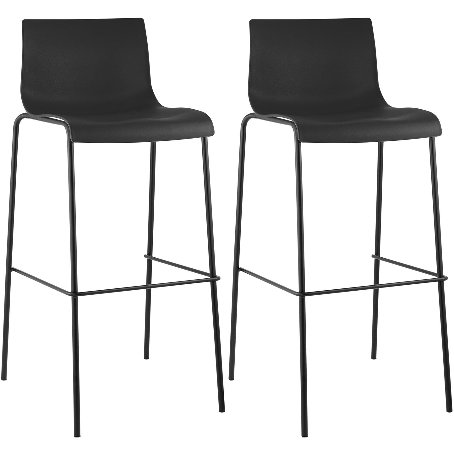 2 baarijakkaran setti Hoover muovinen 4 jalan runko