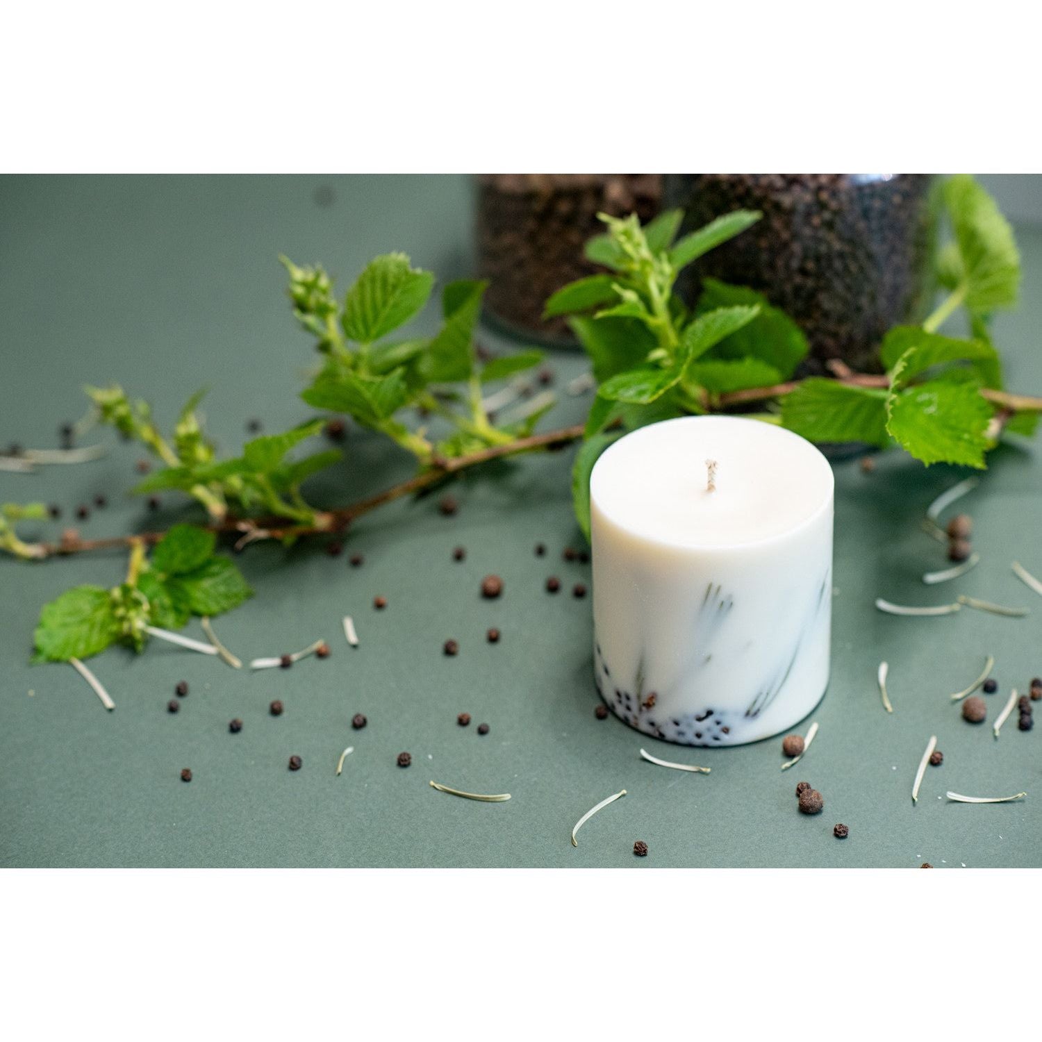 Hand-made Soy Wax Candle with Juniper Scent