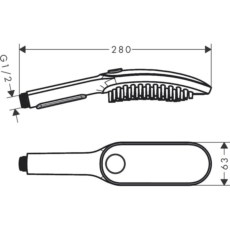 KOIRASUIHKU HANSGROHE 26640560 150 3JET PINKKI