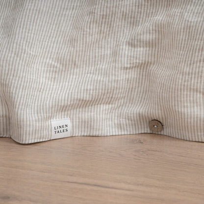 Pellava pussilakanasetti - Natural Stripes (Parivuode) - Linen Tales