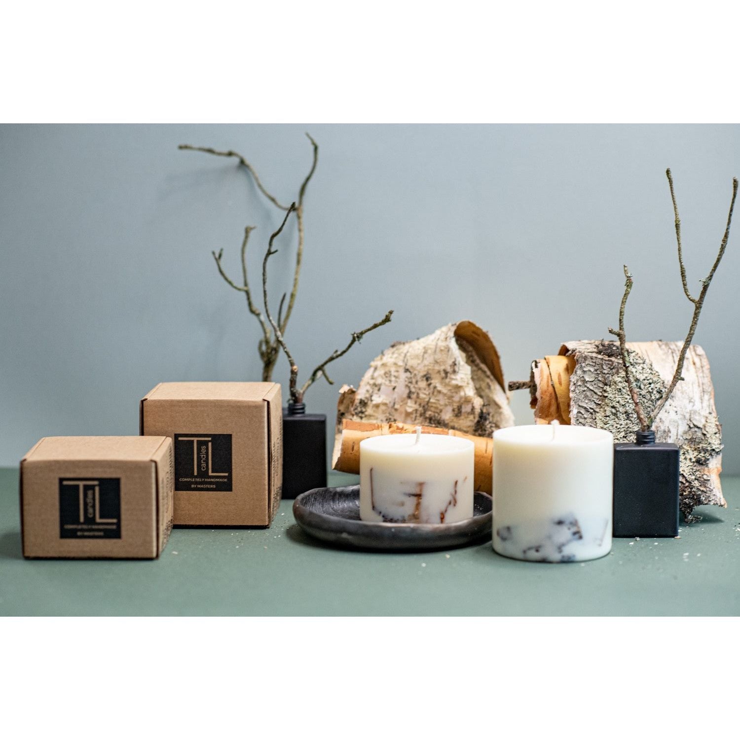 Hand-made Soy Wax Candle with Birch Scent
