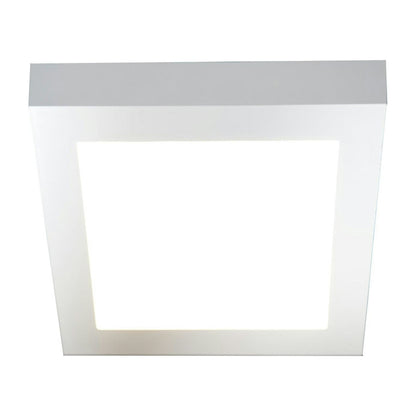 LED-yleisvalaisin Airam Kubo II 175, 12W/830, 175x175x38mm, himmennettävä, IP20, valkoinen/opaali