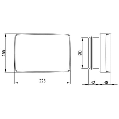 TULOILMAVENTTIILI ONNLINE BOS-125-ON