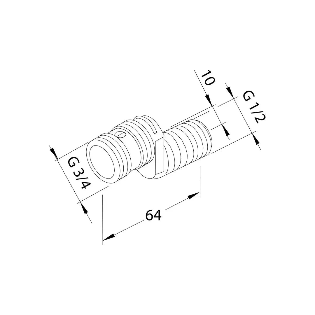 EPÄKESKOLIITIN ORAS 281205/2KPL SIIRTO 10mm