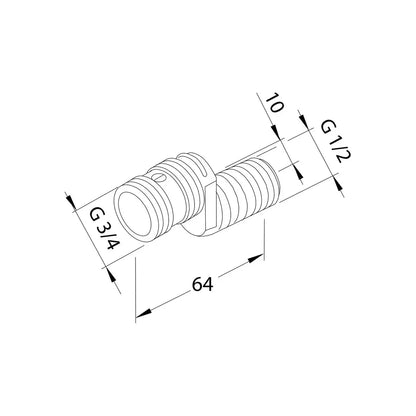 EPÄKESKOLIITIN ORAS 281205/2KPL SIIRTO 10mm