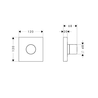 VAIHDIN HANSGROHE 10932000 AXOR STARCK