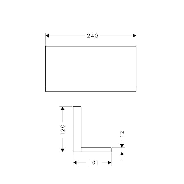 HYLLY HANSGROHE 40873000 AXOR STARCK