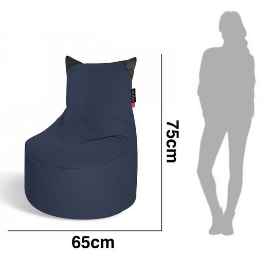Säkkituoli Qubo™ Munchkin Wave Blue POP FIT