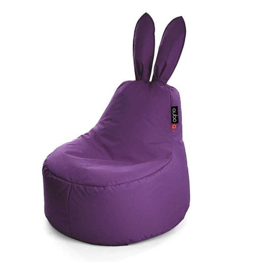 Säkkituoli Qubo™ Baby Rabbit Plum POP FIT - Kotikauppa